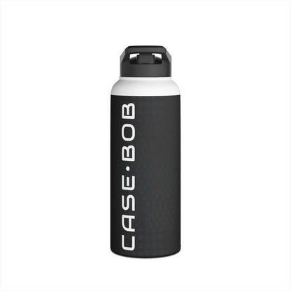 Tapered Dot Columns - Stainless Steel Water Bottle