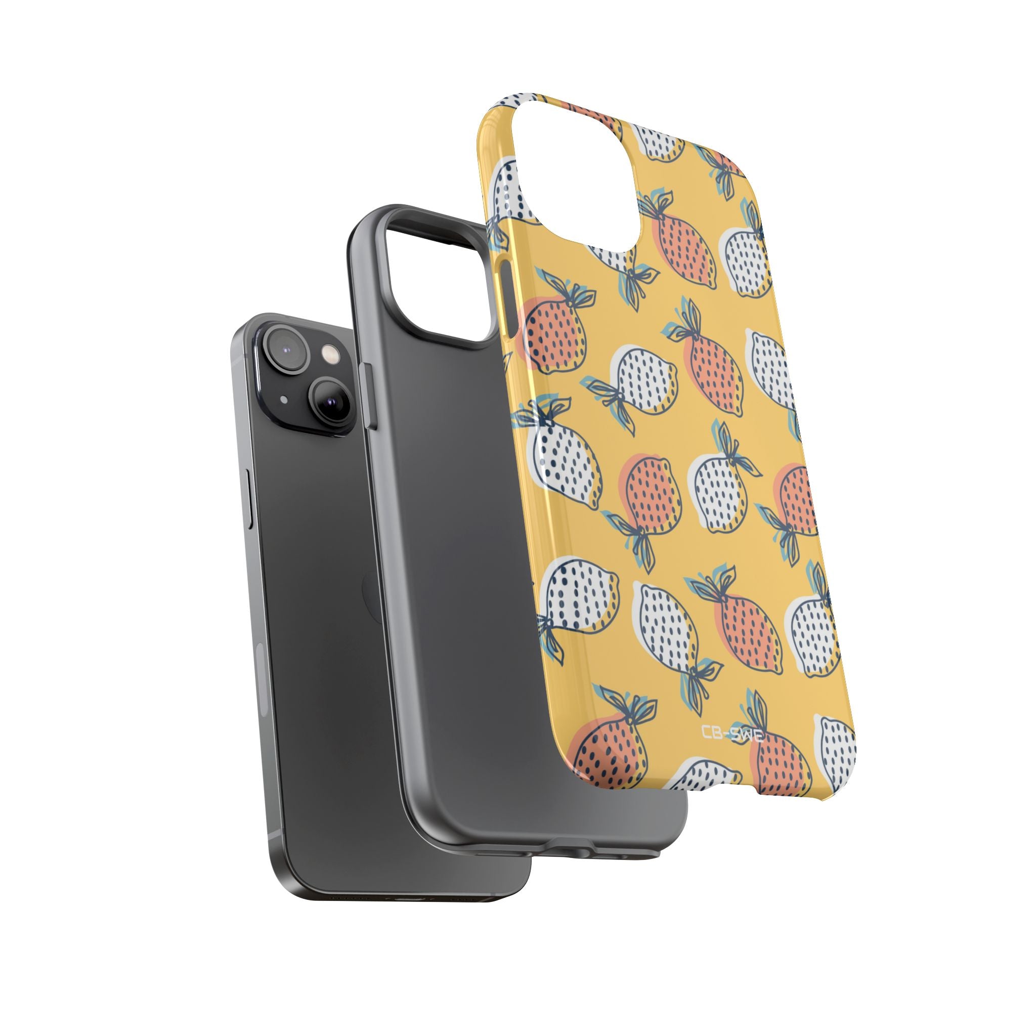 Lemons Dance Playfully - iPhone Case