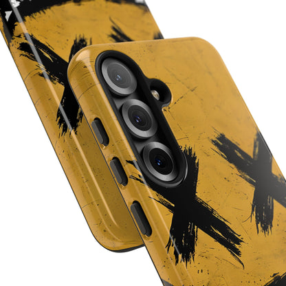Jagged Smile Yellow Samsung S25 Case - Tough