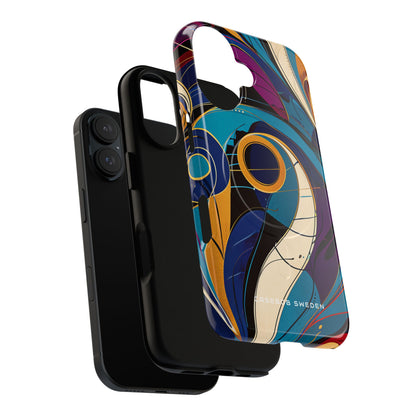 Vintage Vortex Harmony iPhone 16 | Tough+ Phone Case