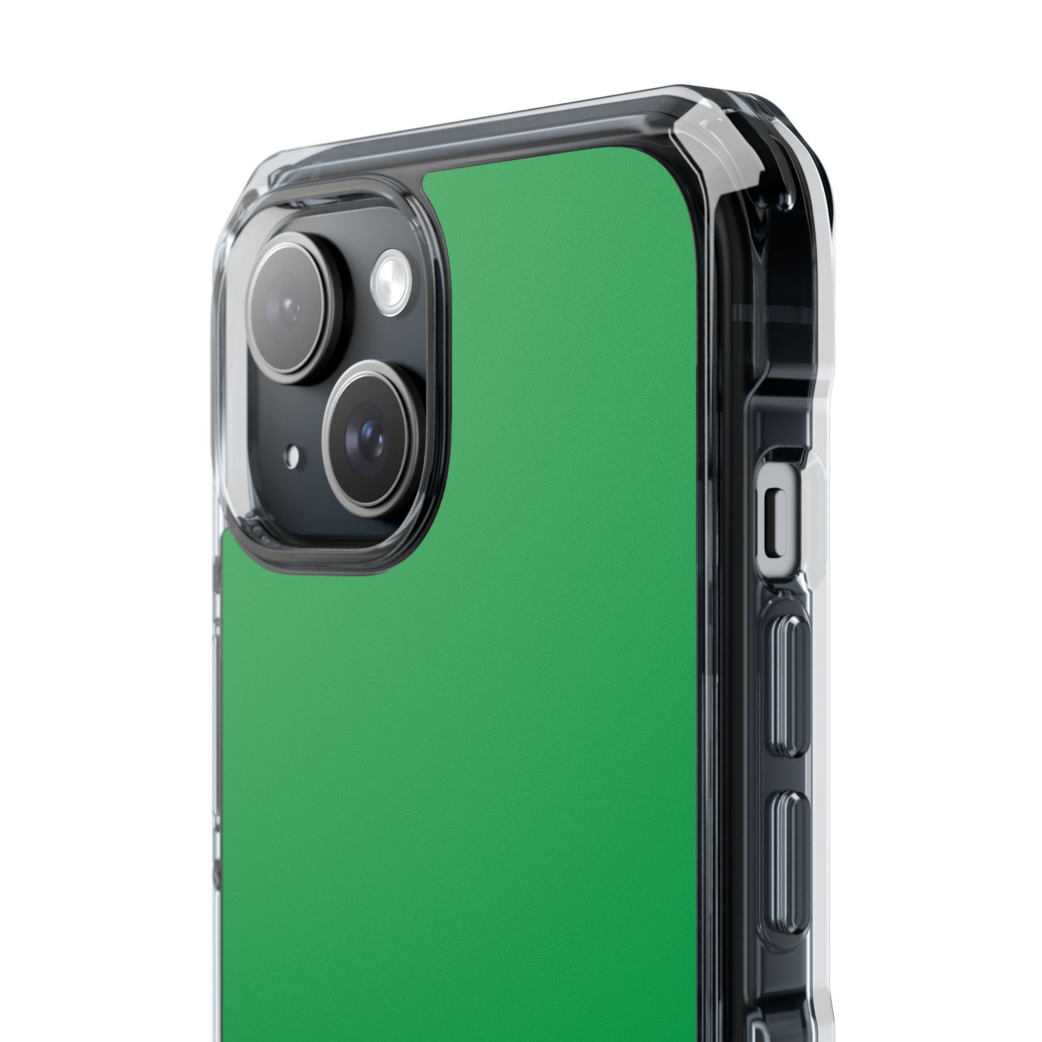 Pigment Green - Clear Impact Case for iPhone