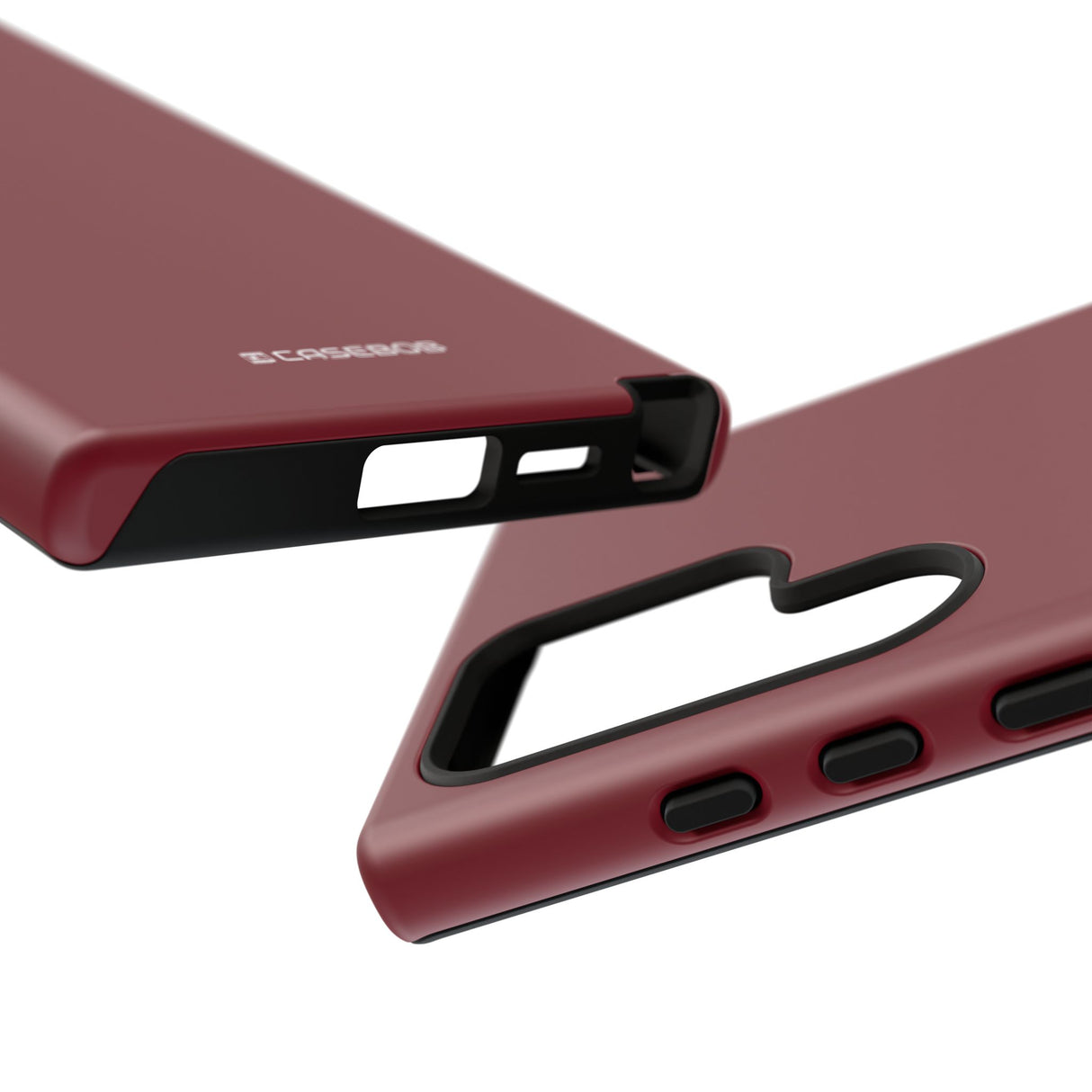 Burgundy Elegance: Minimalist Sophistication - For Samsung S24