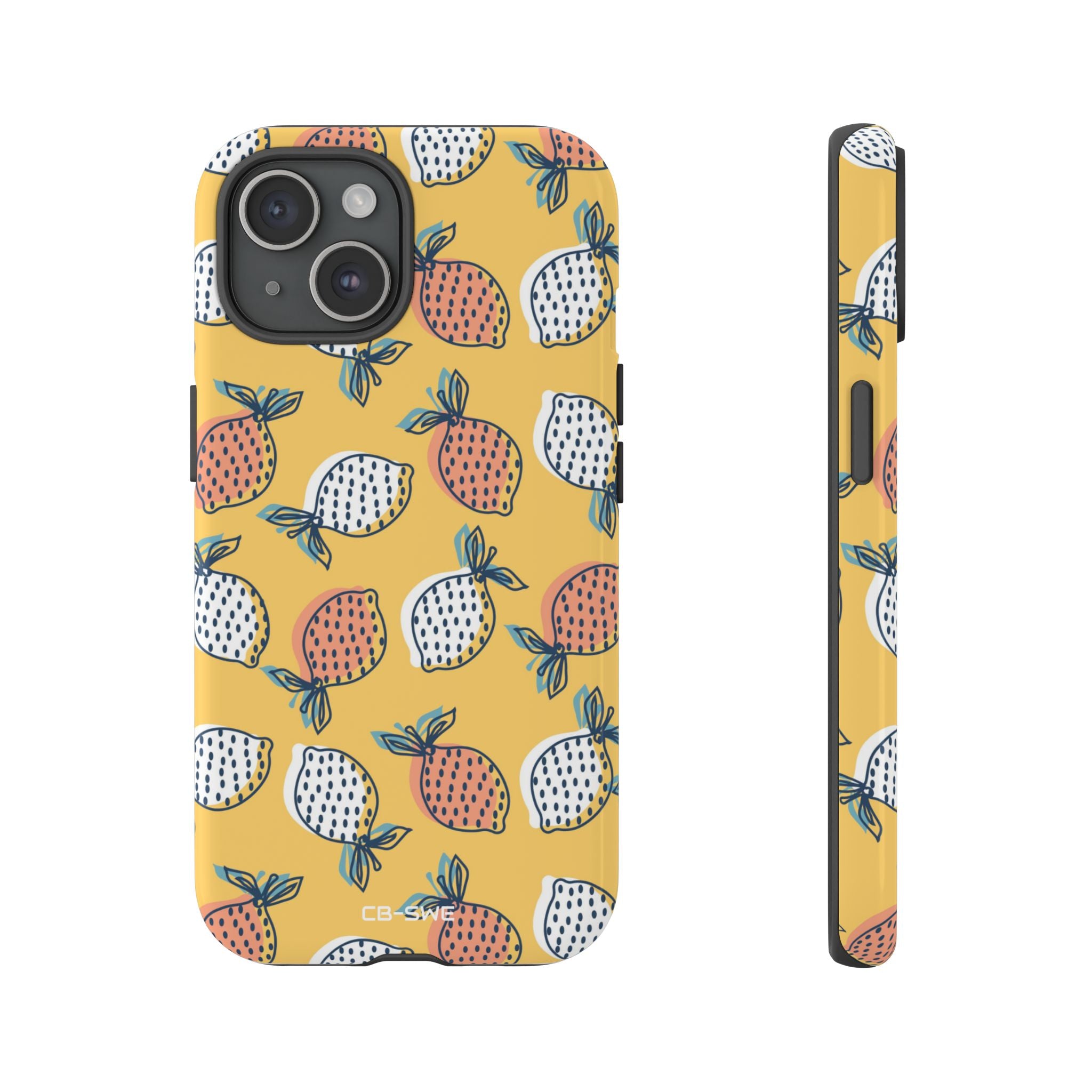 Lemons Dance Playfully - iPhone Case
