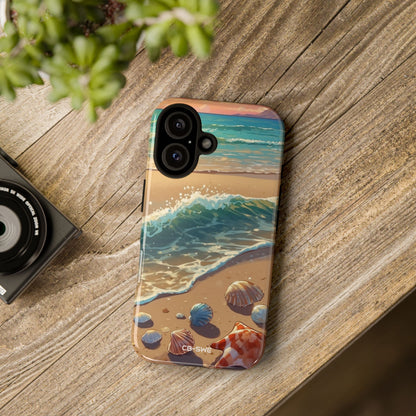 Seashells Kiss Shore - iPhone Case