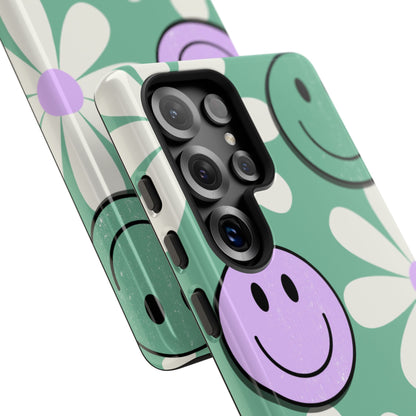 Playful Retro Blooms - Samsung Case