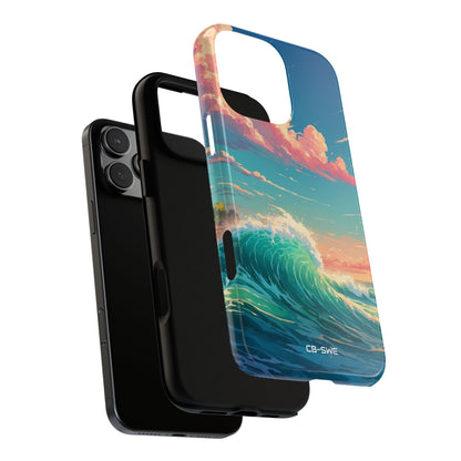 Waves Embrace Sunlight - iPhone Case