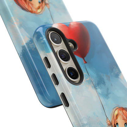 Joyful Girl Reaches - Samsung Case