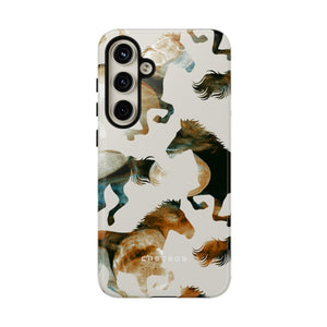 Tie Dye Horses - Protective Phone Case