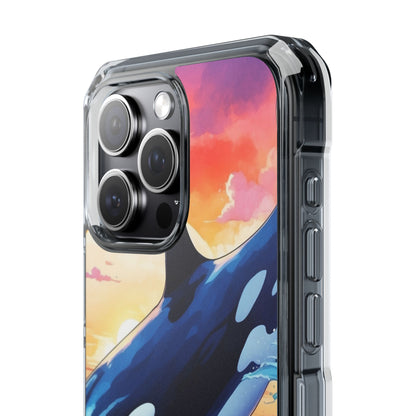 Orca Leaps Joyfully iPhone Case - Impact