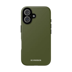 Olive Echoes: Minimalist Serenity - for iPhone 16