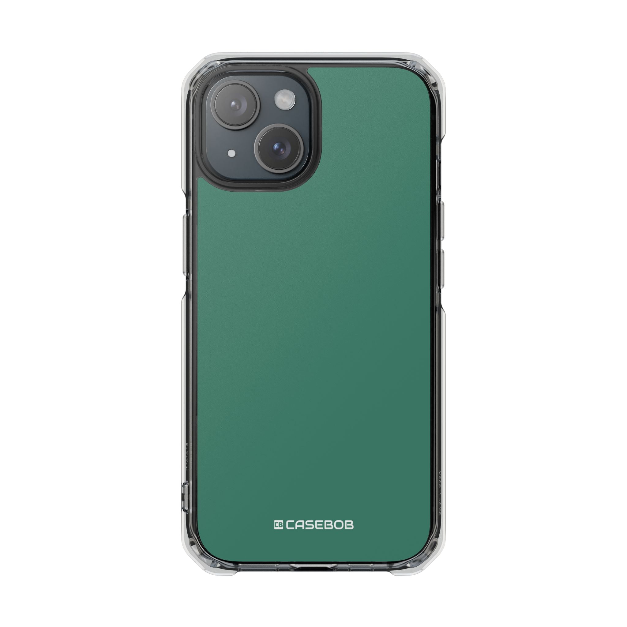 Viridian Green - Clear Impact Case for iPhone