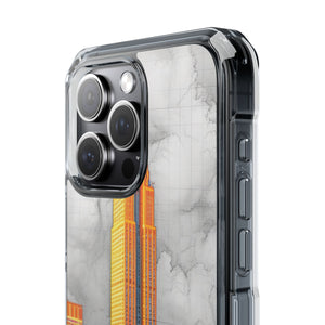 Urban Radiance - Phone Case for iPhone (Clear Impact - Magnetic)