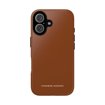 Saddle Brown iPhone 16 - Tough Phone Case