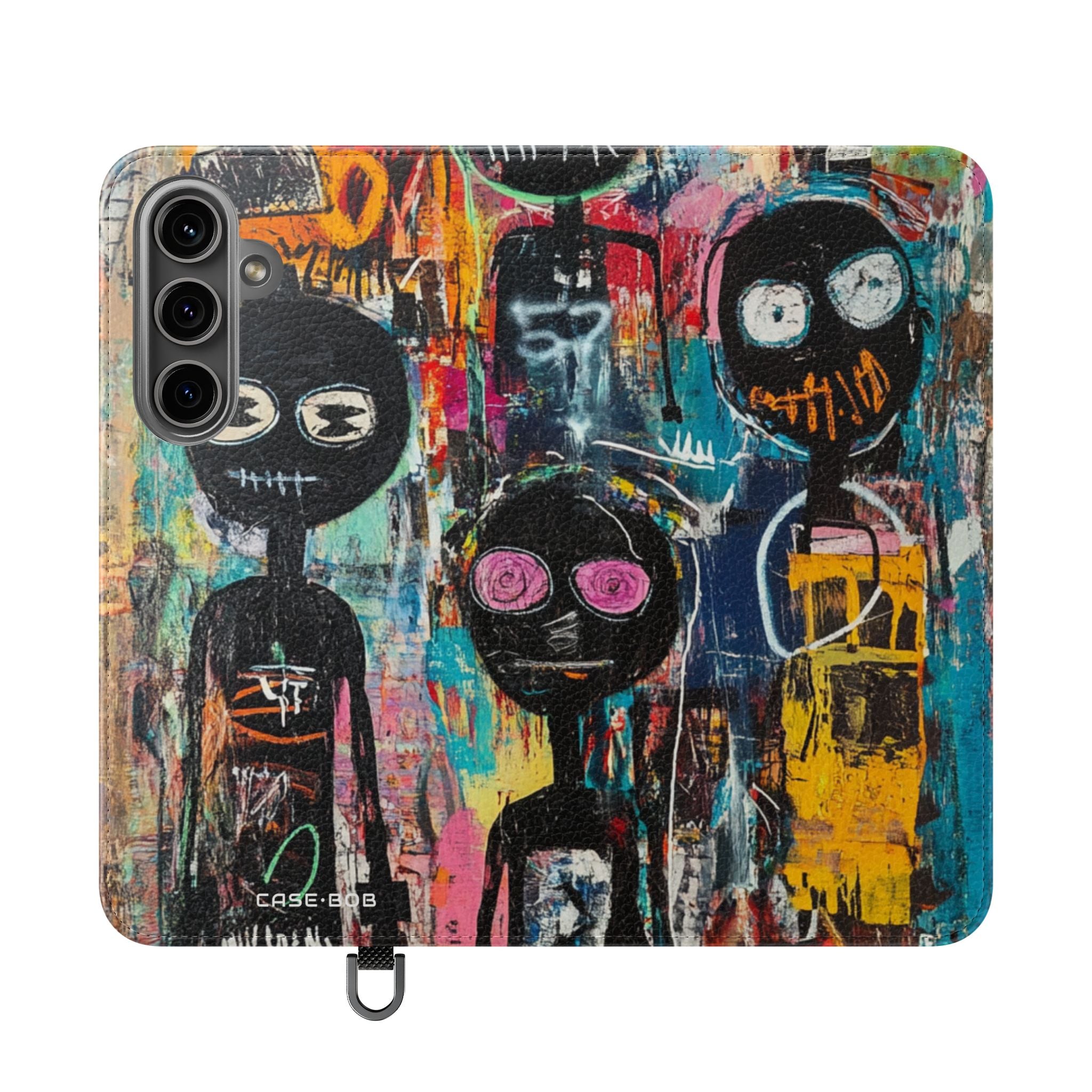 Wide-Eyed Faces - Samsung S24 Plus Case - Wallet