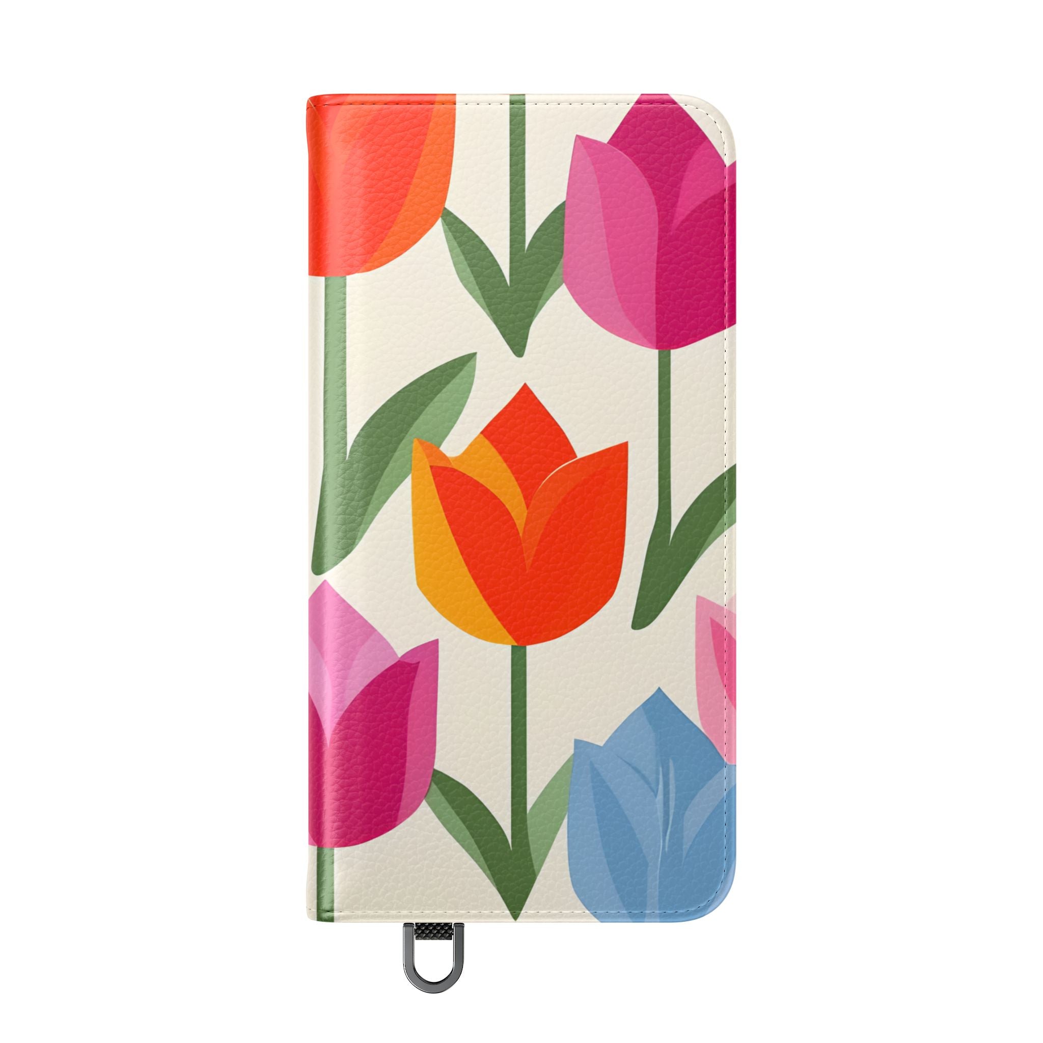 Tulip Harmony Green - Samsung S25 Case - Wallet
