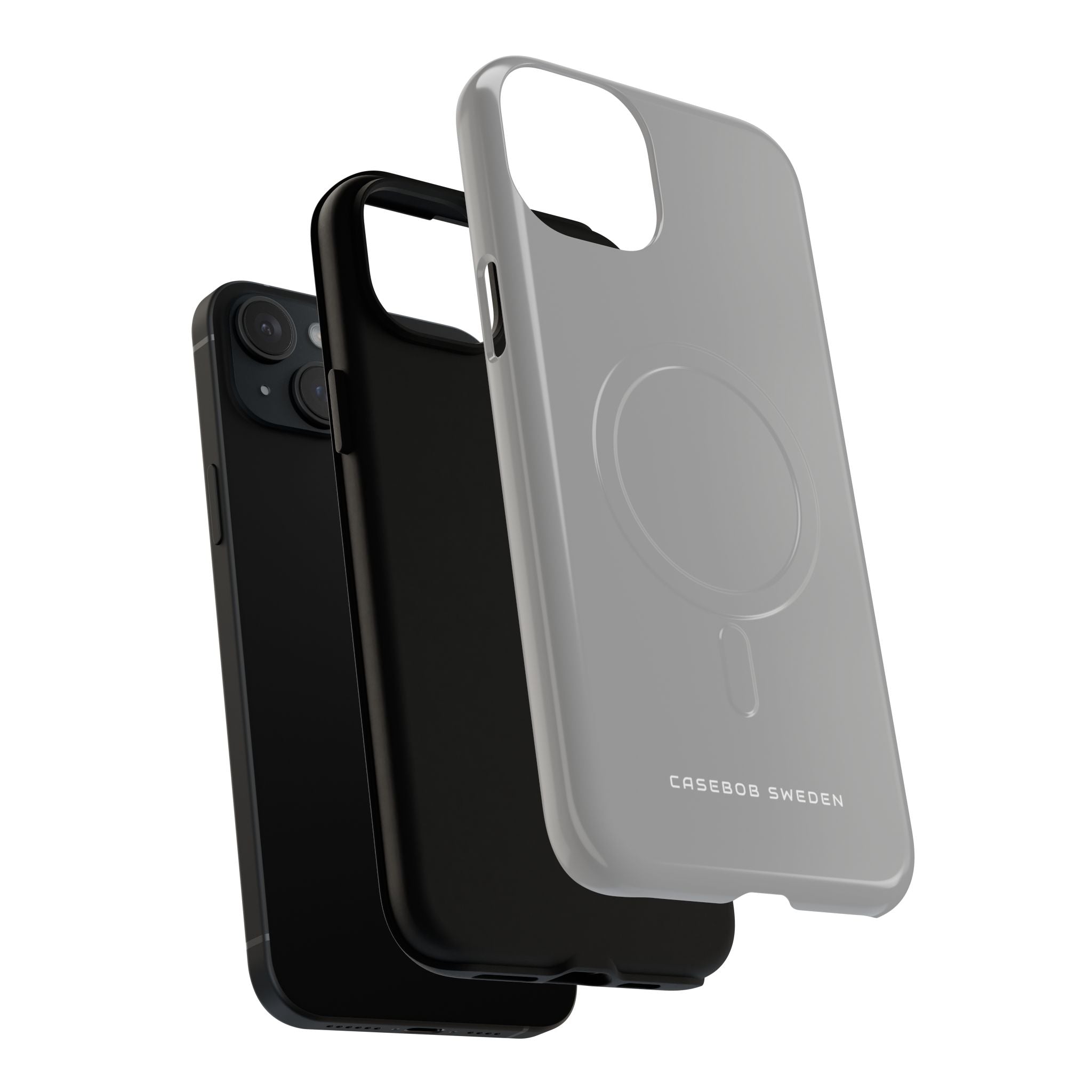 Dark Gray iPhone 15 | Tough+ Phone Case