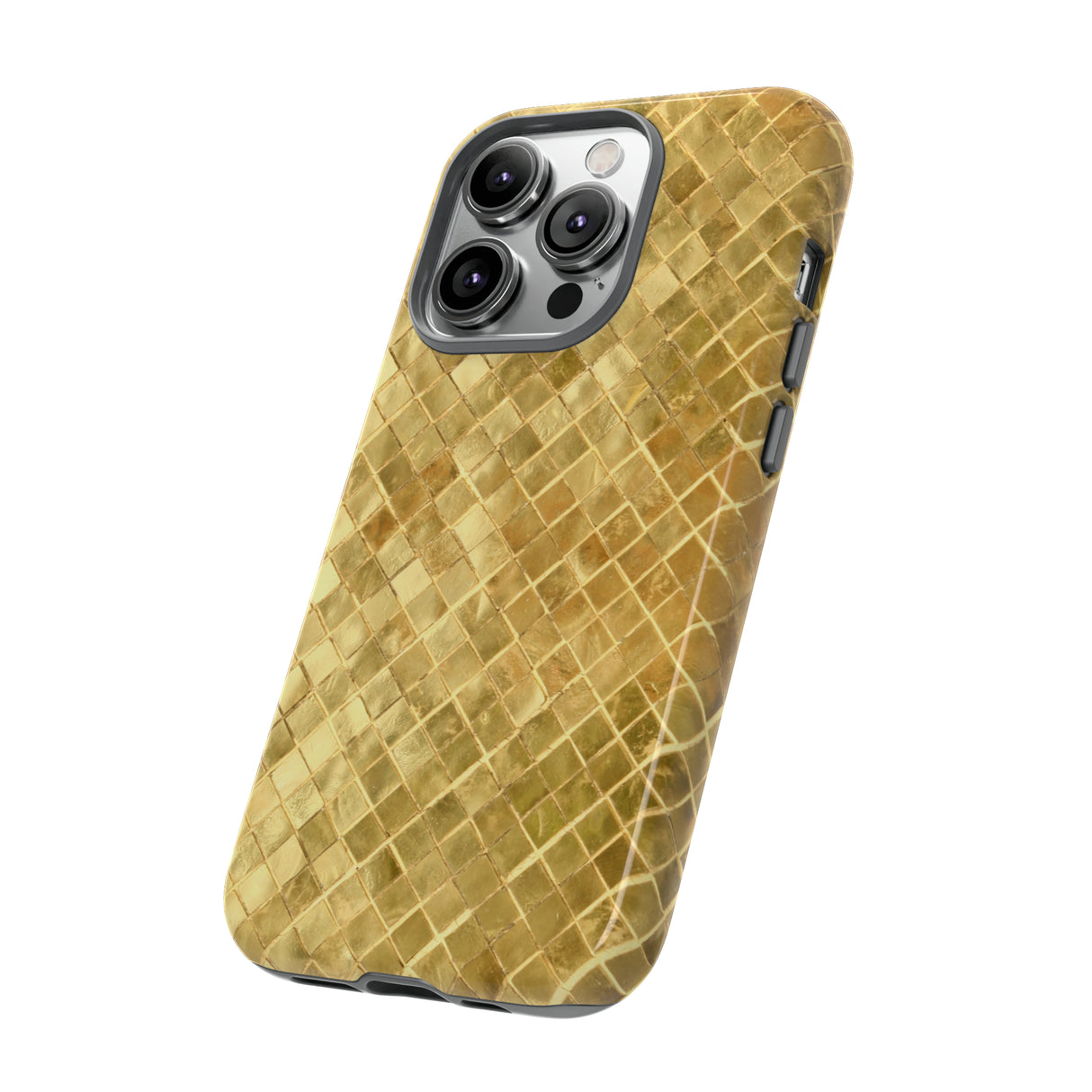 Goldenes Mosaik - Schutzhülle fürs Handy