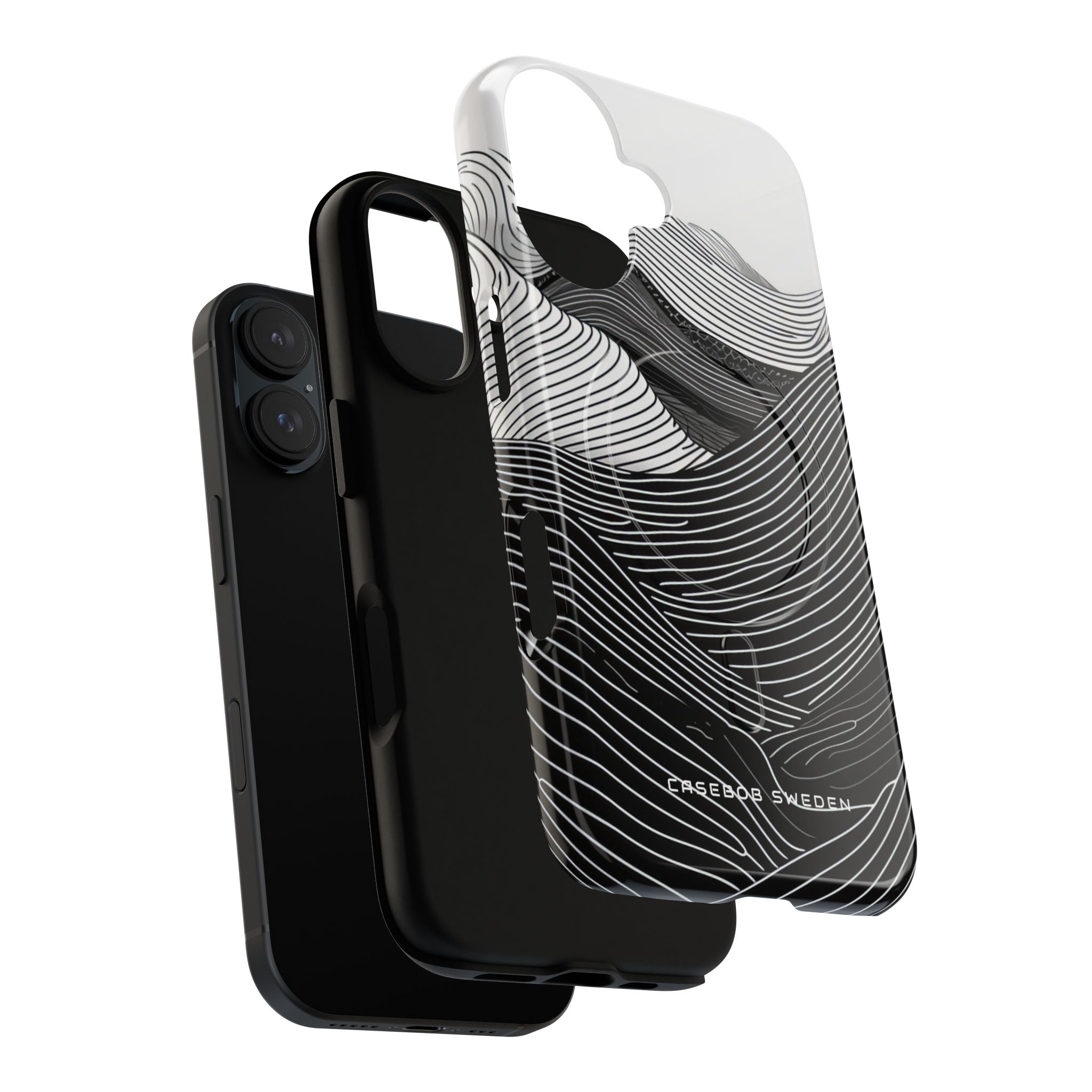 Undulating Horizon Waves iPhone 16  Tough+ Phone Case