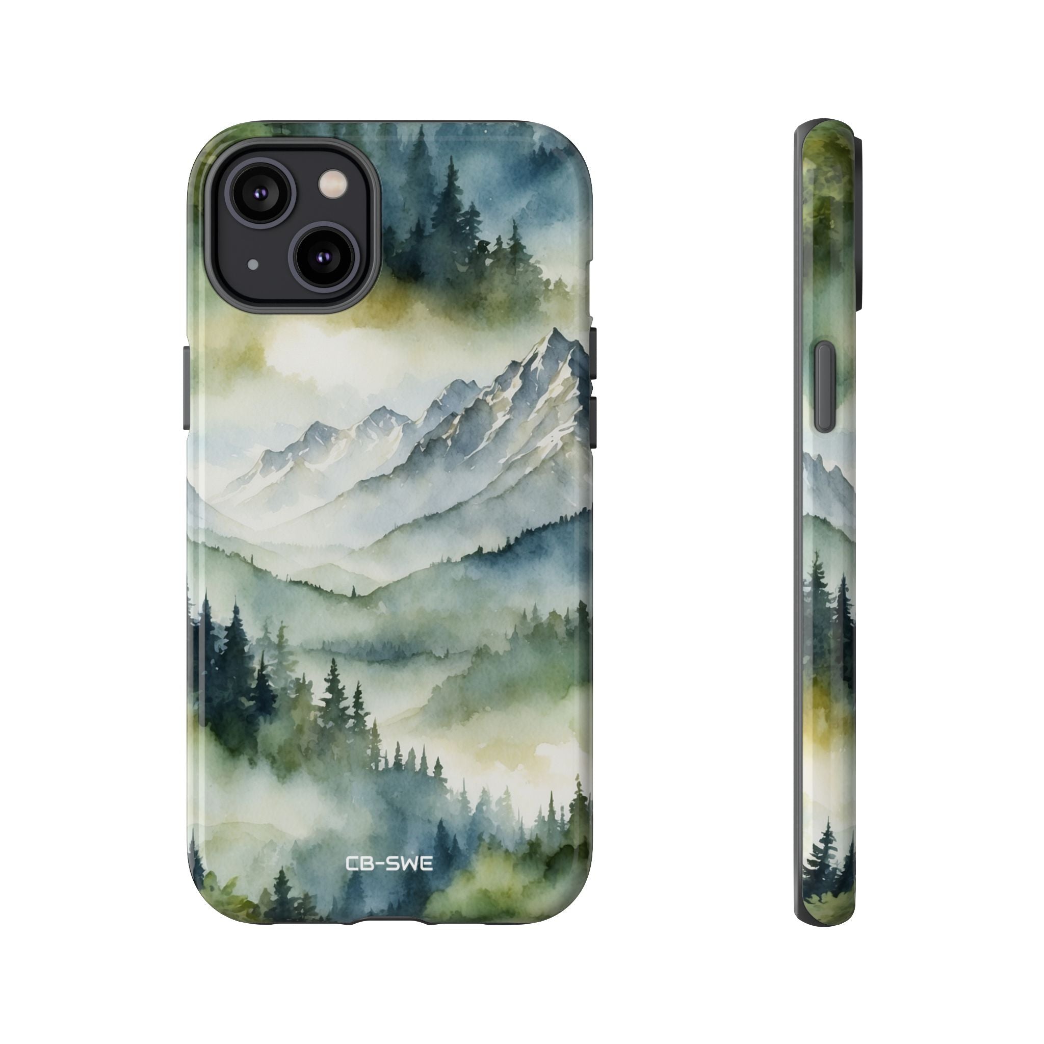Misty Peaks Emerge - iPhone Case