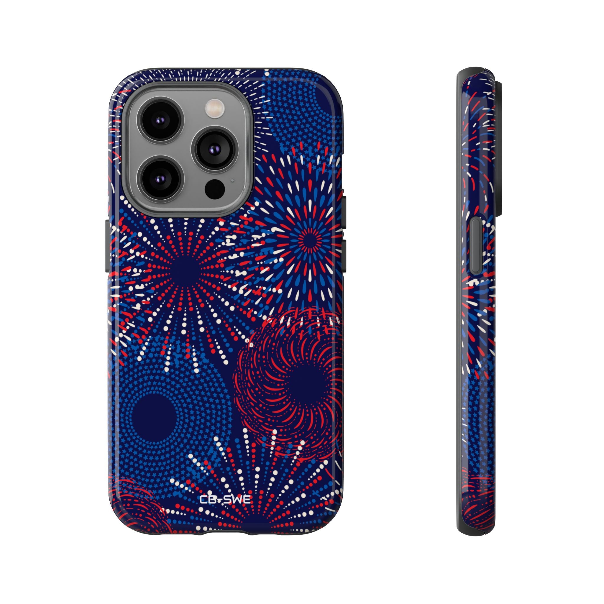 Vibrant Circles Emerge - iPhone Case