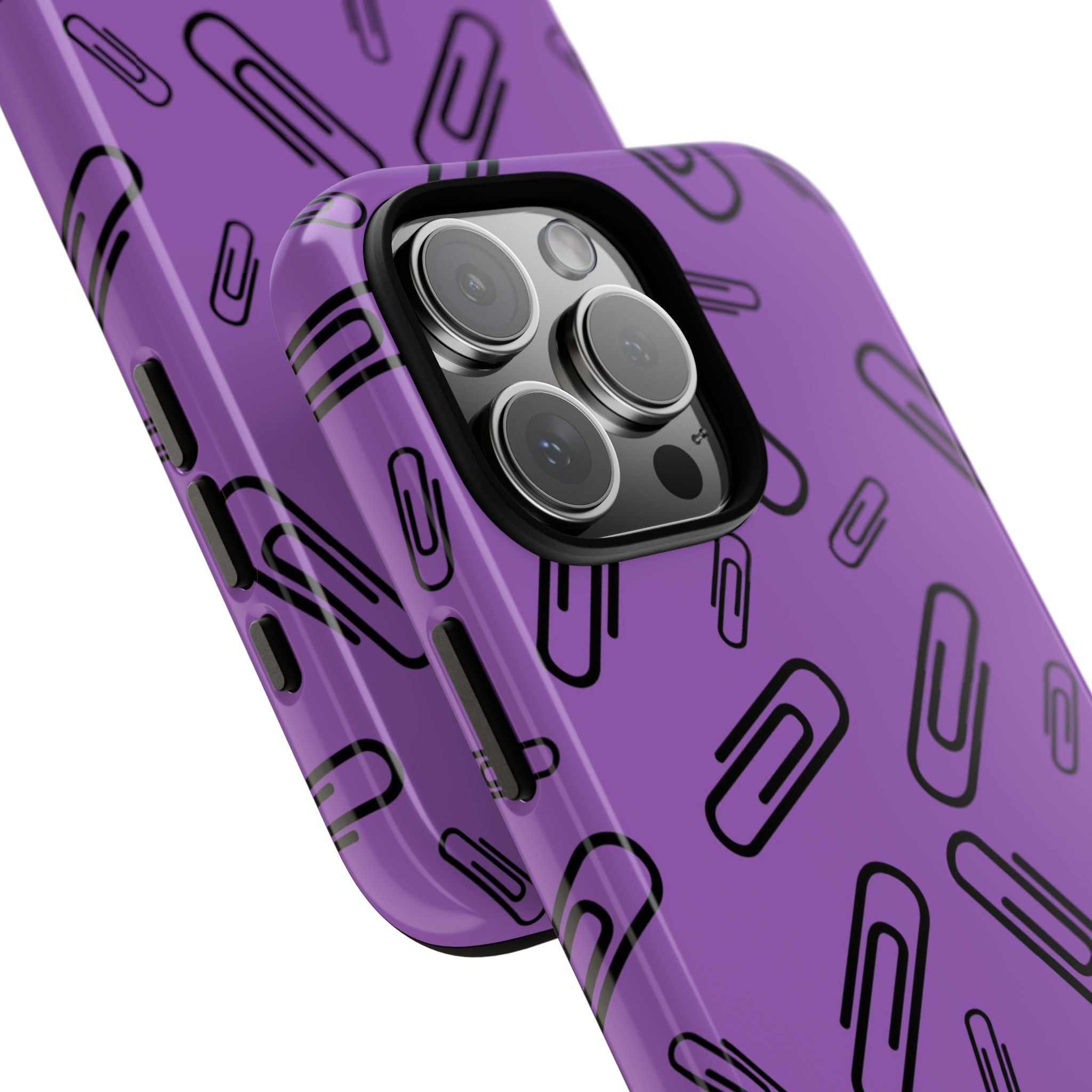 Paperclips Dance Playfully - iPhone Case