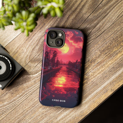 Luminous Moonlight iPhone 15 Case - Tough