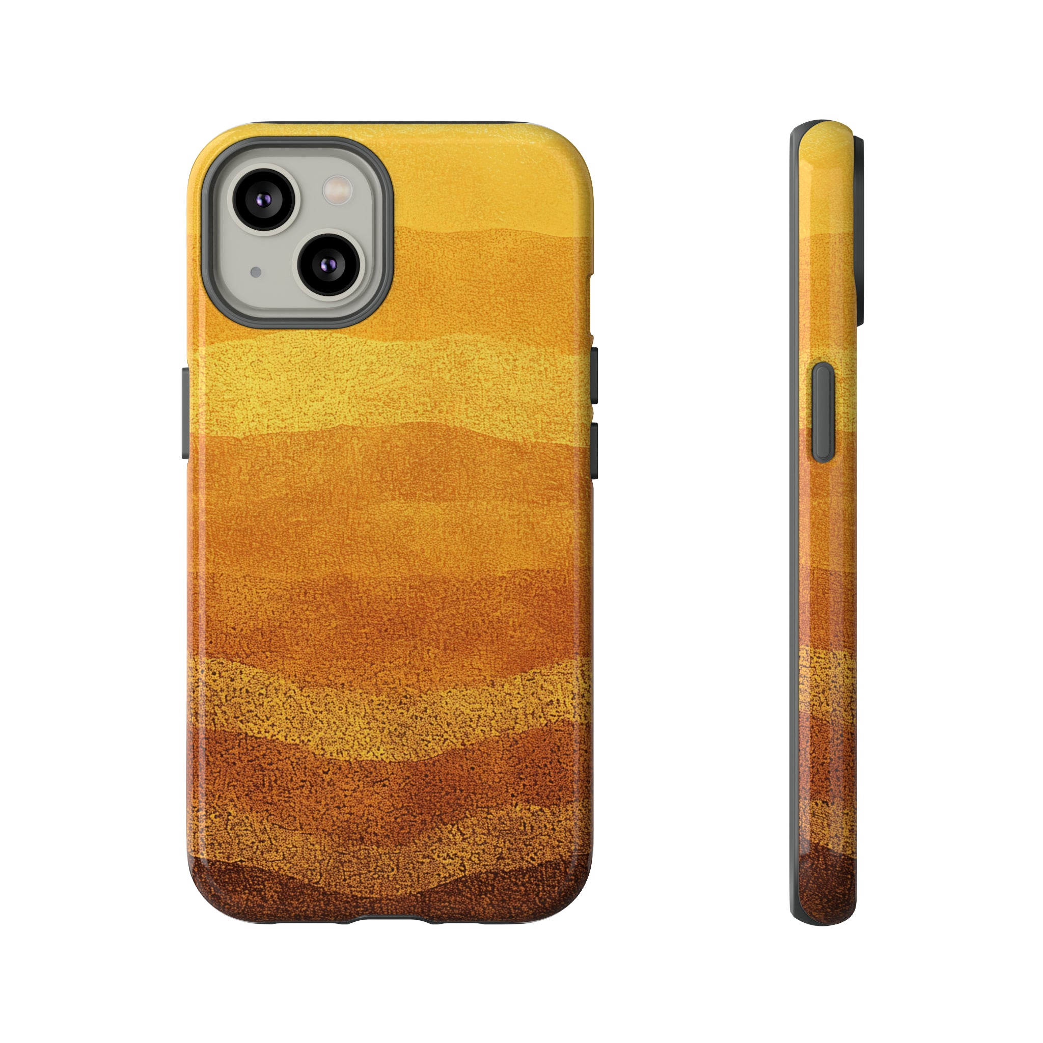 Sunset Gleam: Radiant Gradient - Protective Phone Case