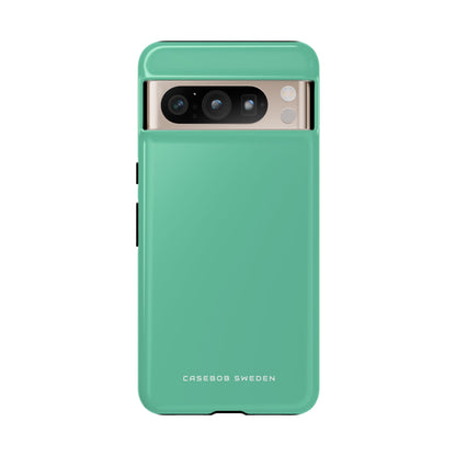 Medium Aquamarine Google Pixel 8 - Tough Phone Case