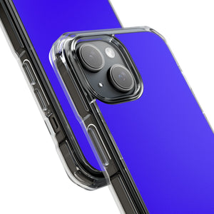 Ultramarinblau | Handyhülle für iPhone (Clear Impact Case – magnetisch)