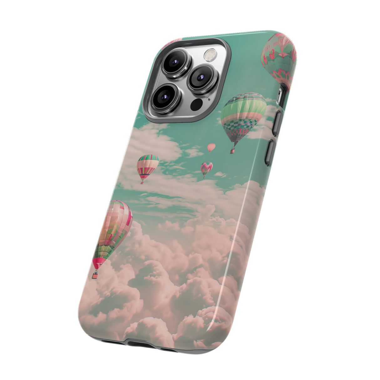 Skyward Balloons: Pastel Journey - Protective Phone Case