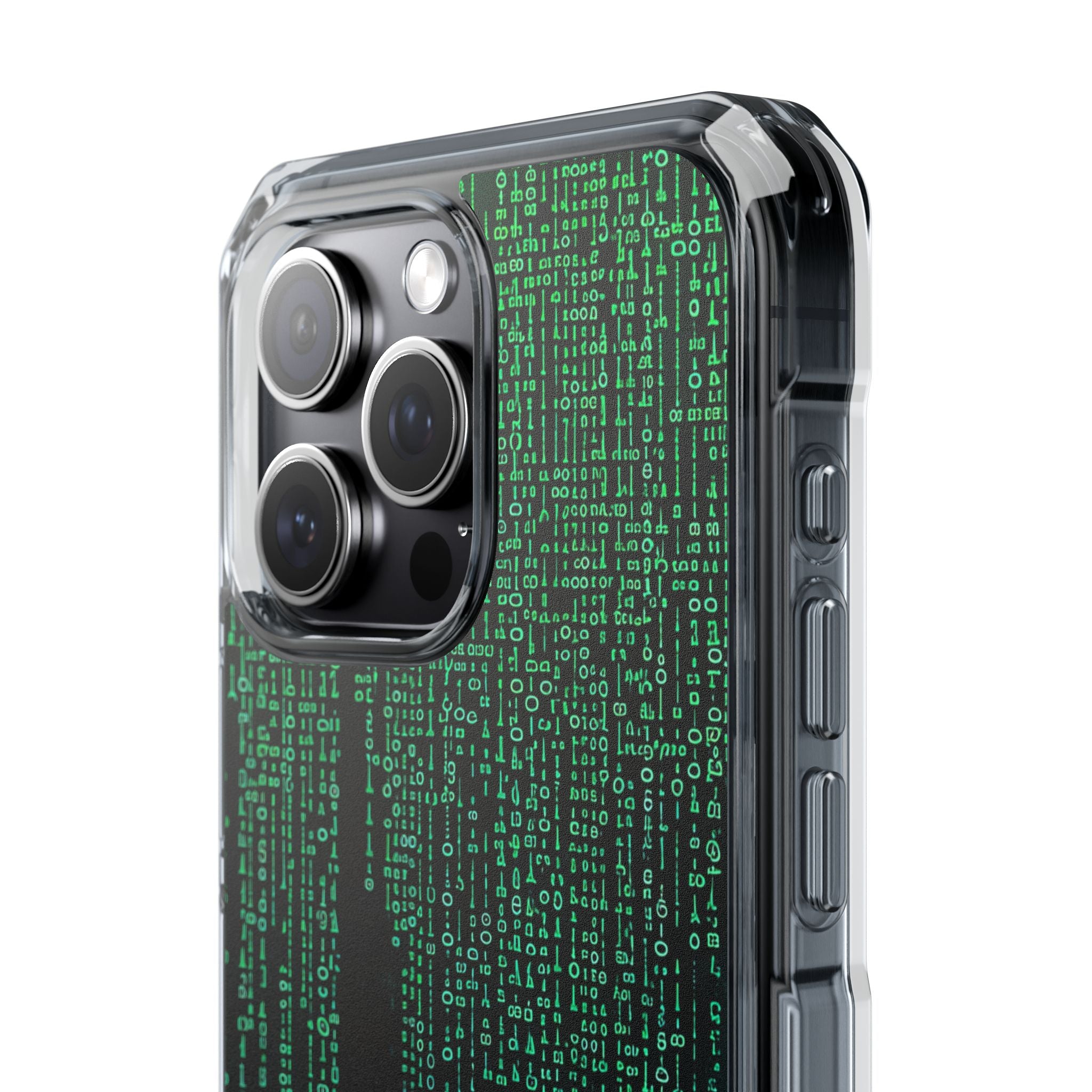 Matrix Gradient Flow iPhone 15 - Clear Impact Phone Case