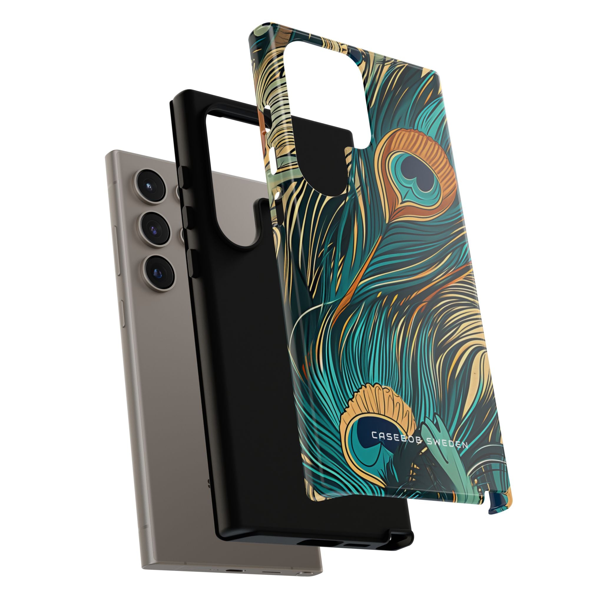 Art Nouveau Peacock Elegance Samsung S24 - Tough Phone Case