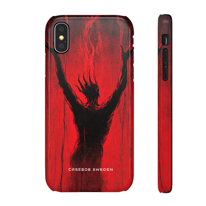 Crimson Despair iPhone X - Schlanke Handyhülle