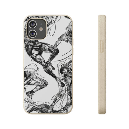 Dynamic Athletic Surrealism | Biodegradable Phone Case