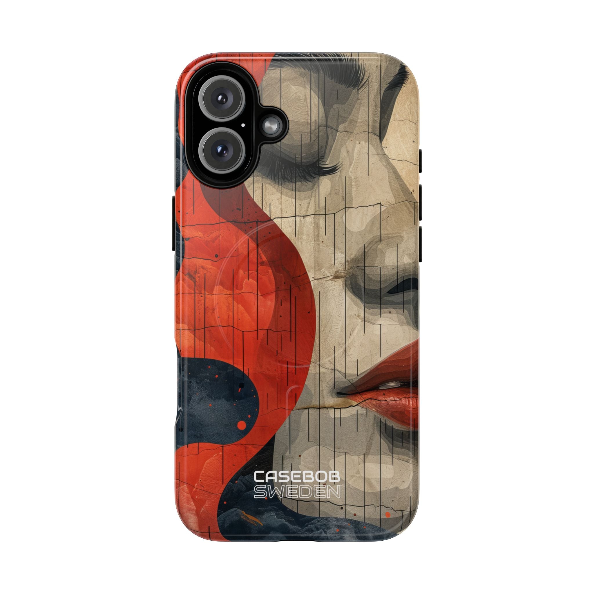 Crimson Flow Profile iPhone 16 - Tough+