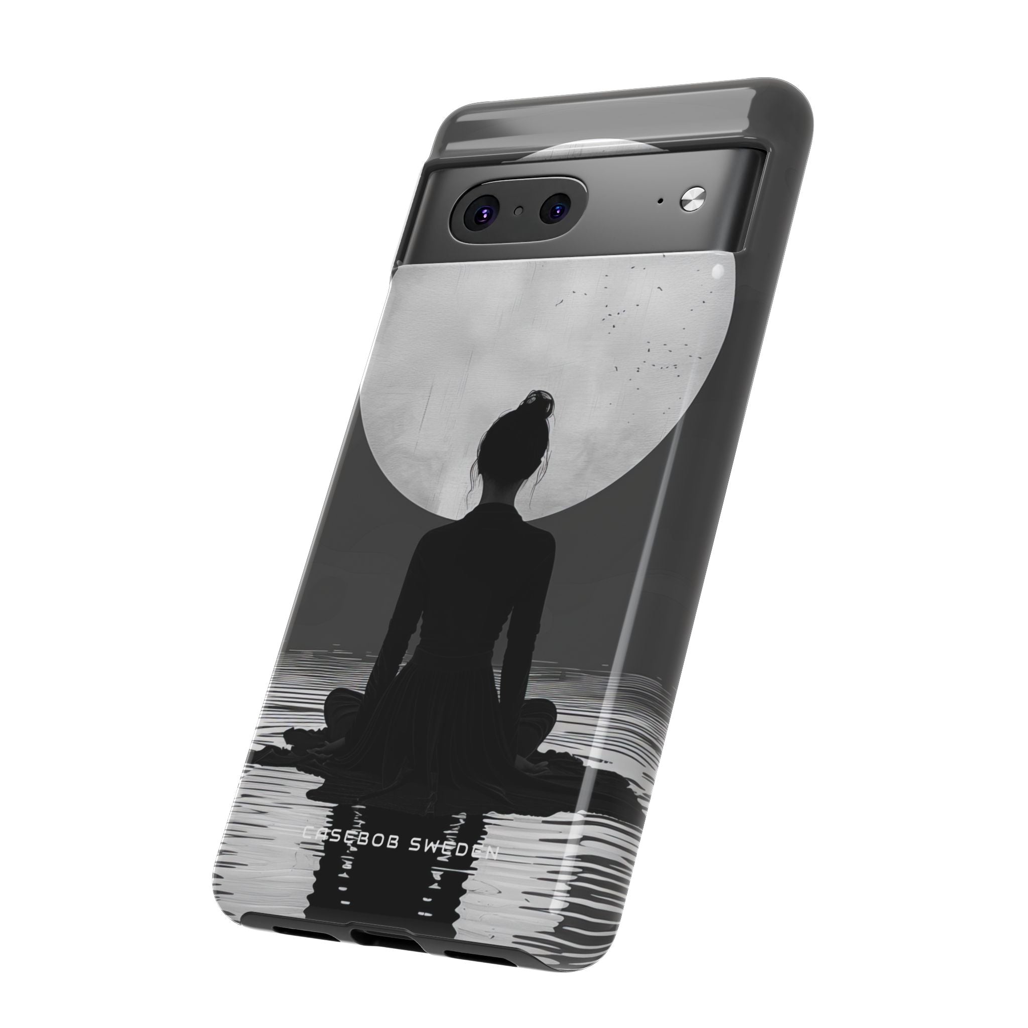 Zen Serenity Moon Reflection Google Pixel 7 - Tough Phone Case