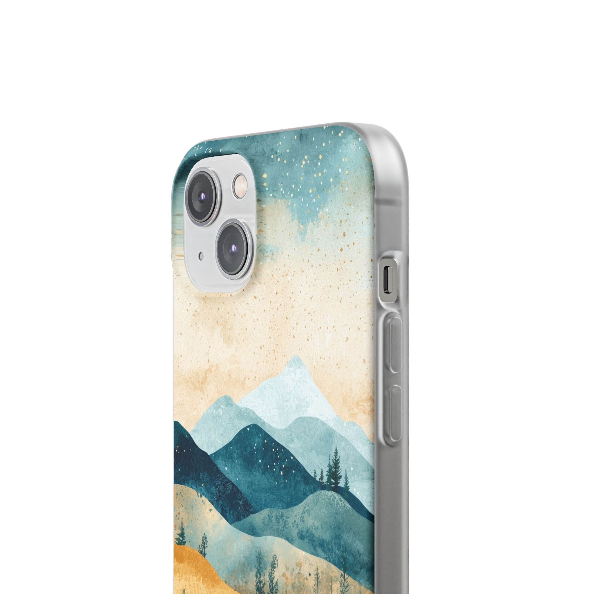 Moonlit Mountains iPhone 14 Case - Soft