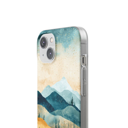 Moonlit Mountains iPhone 14 Case - Soft