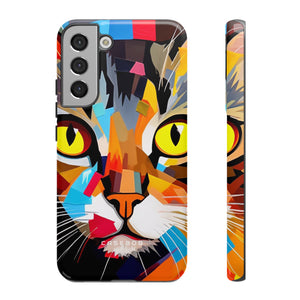 Abstract Kitty Palette - Protective Phone Case