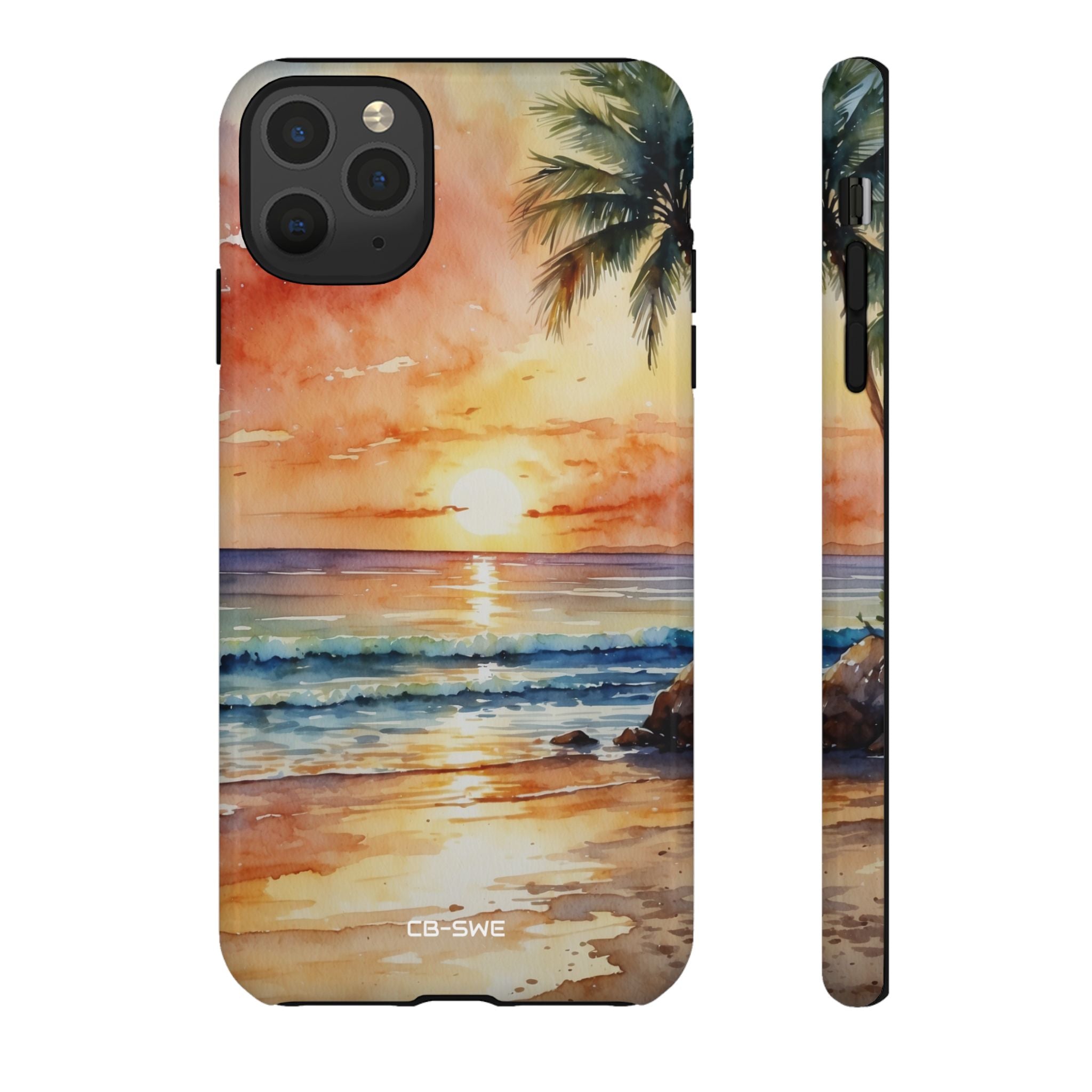 Sunset Kisses Ocean - iPhone Case