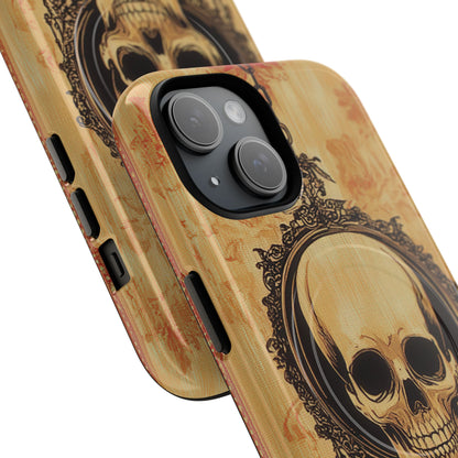 Gothic Skull Elegance iPhone 15 | Tough+ Phone Case