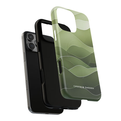 Gradient Emerald Drift iPhone 16 | Tough+ Phone Case