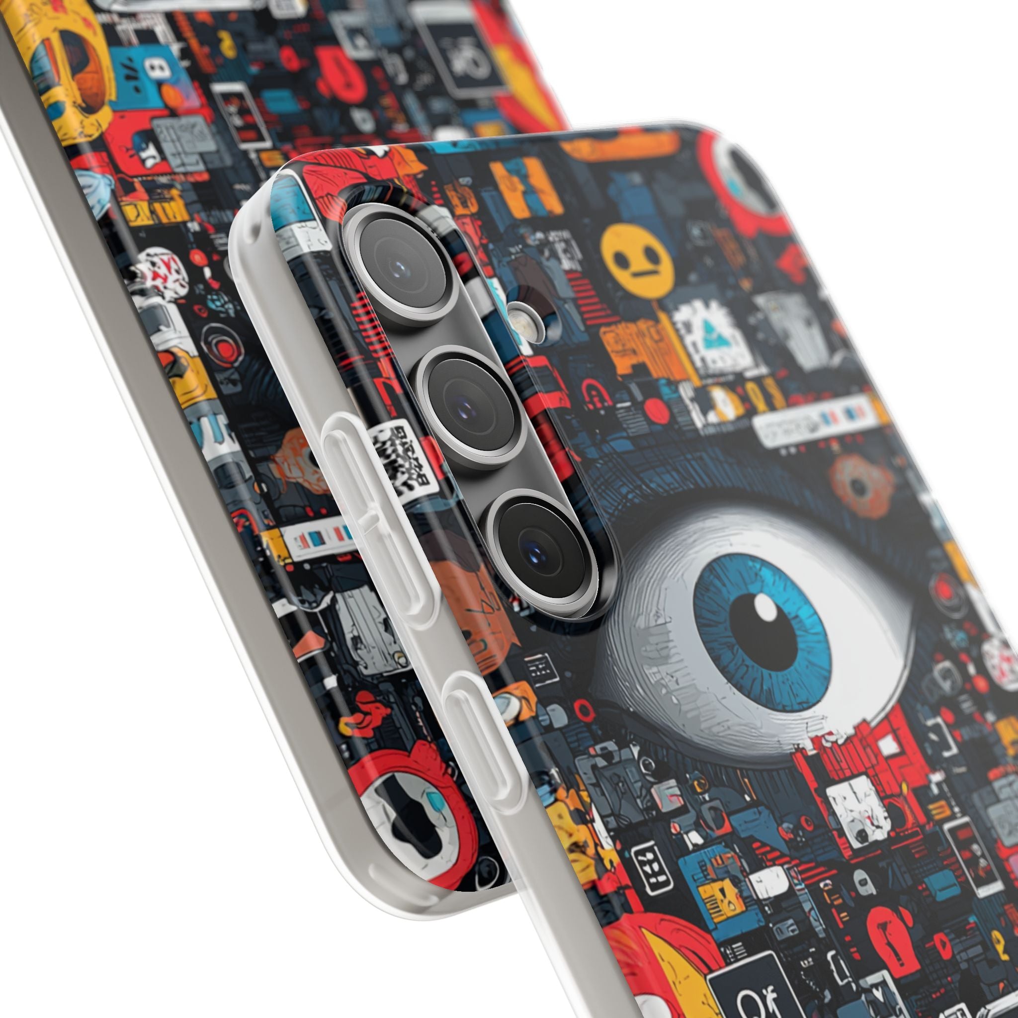 Digital Eye Blue Samsung S24 Plus Case - Soft