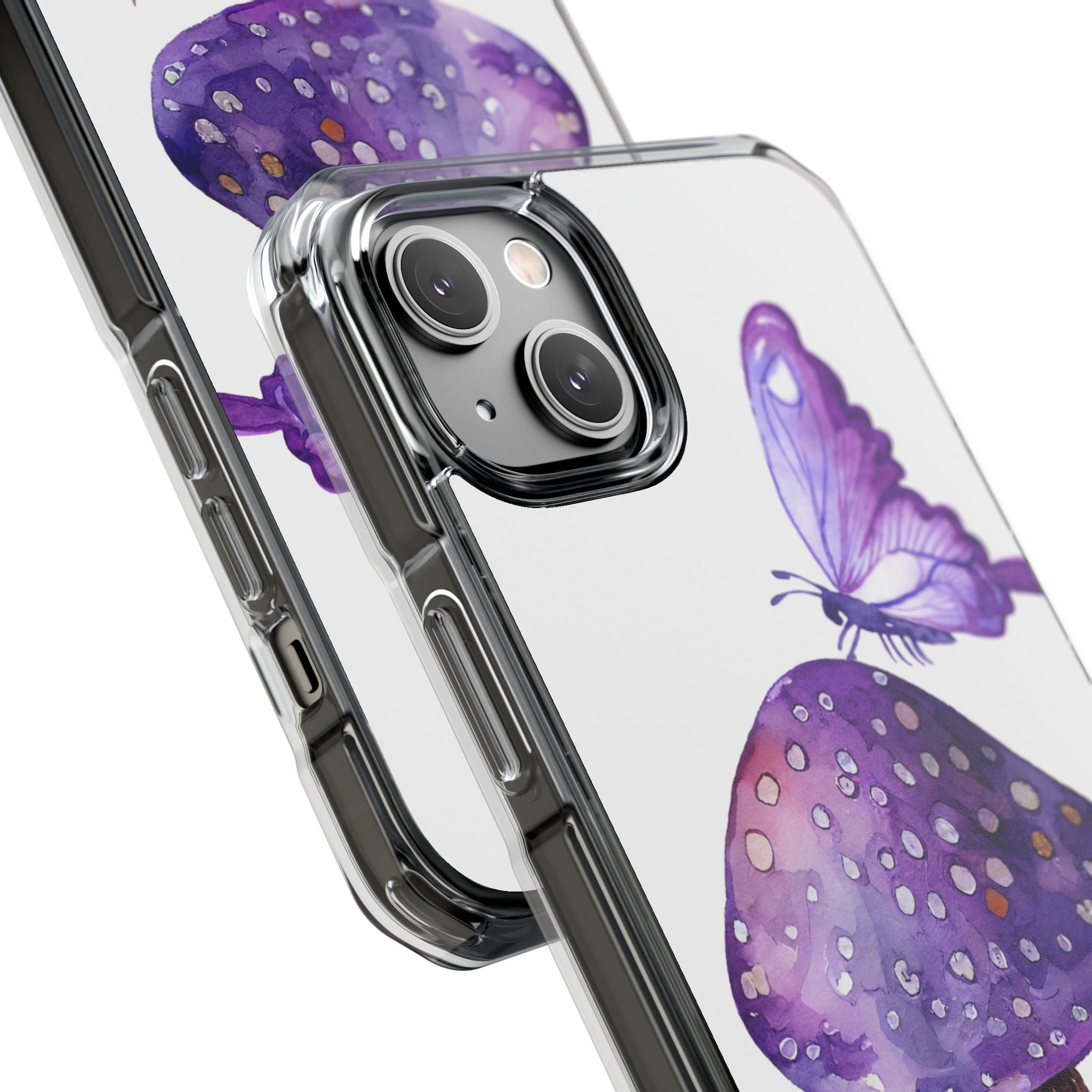 Whimsical Butterfly Perch iPhone Case - Impact