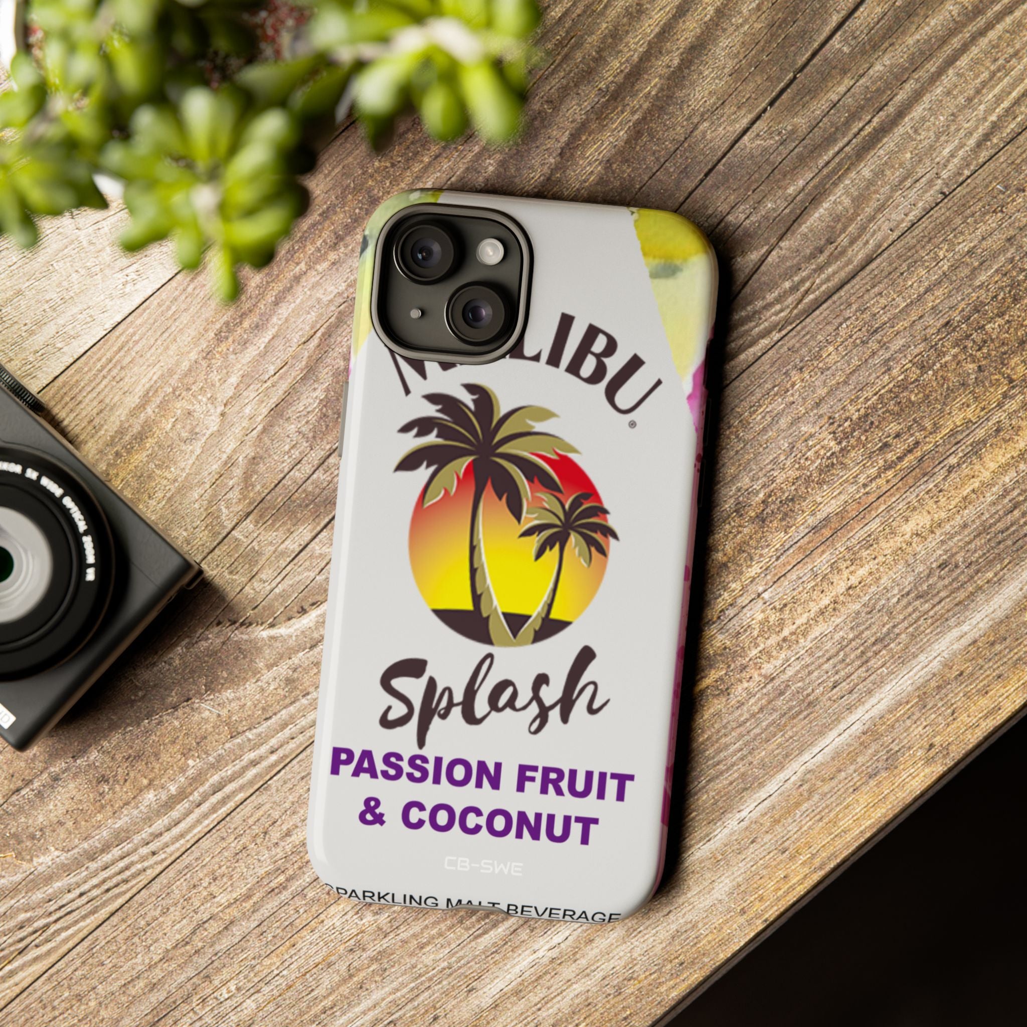 Tropical Sunset Splash - iPhone Case