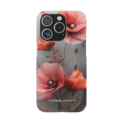 Ethereal Floral Elegance iPhone 15 - Slim Phone Case