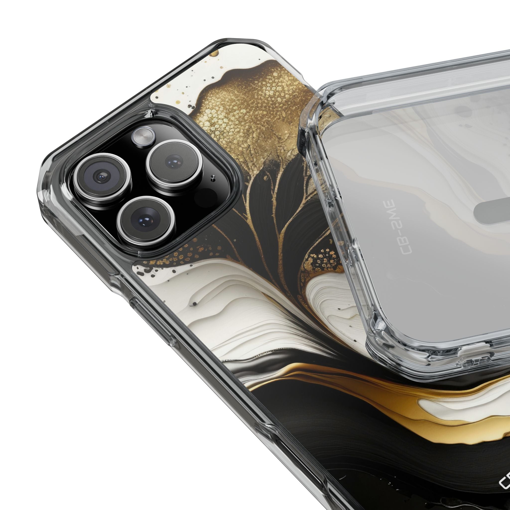 Gold Swirl Elegance iPhone Case - Impact