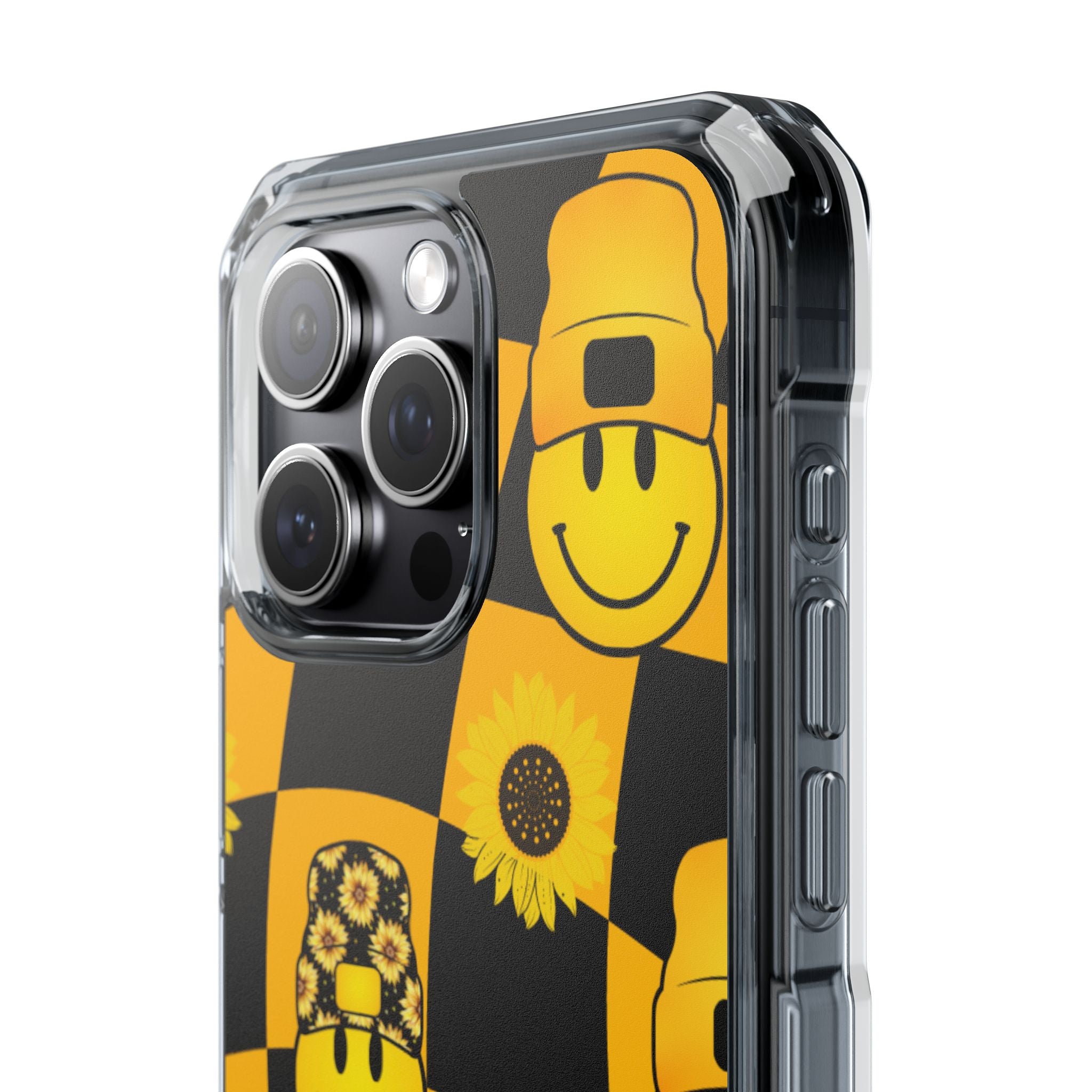 Joyful Checkered Smiles iPhone Case - Impact