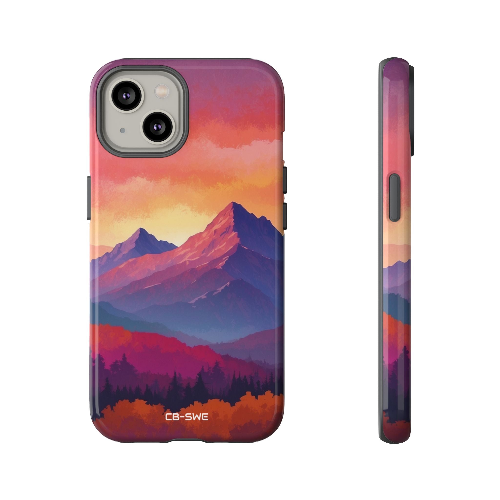 Mountain Peaks Rise - iPhone Case