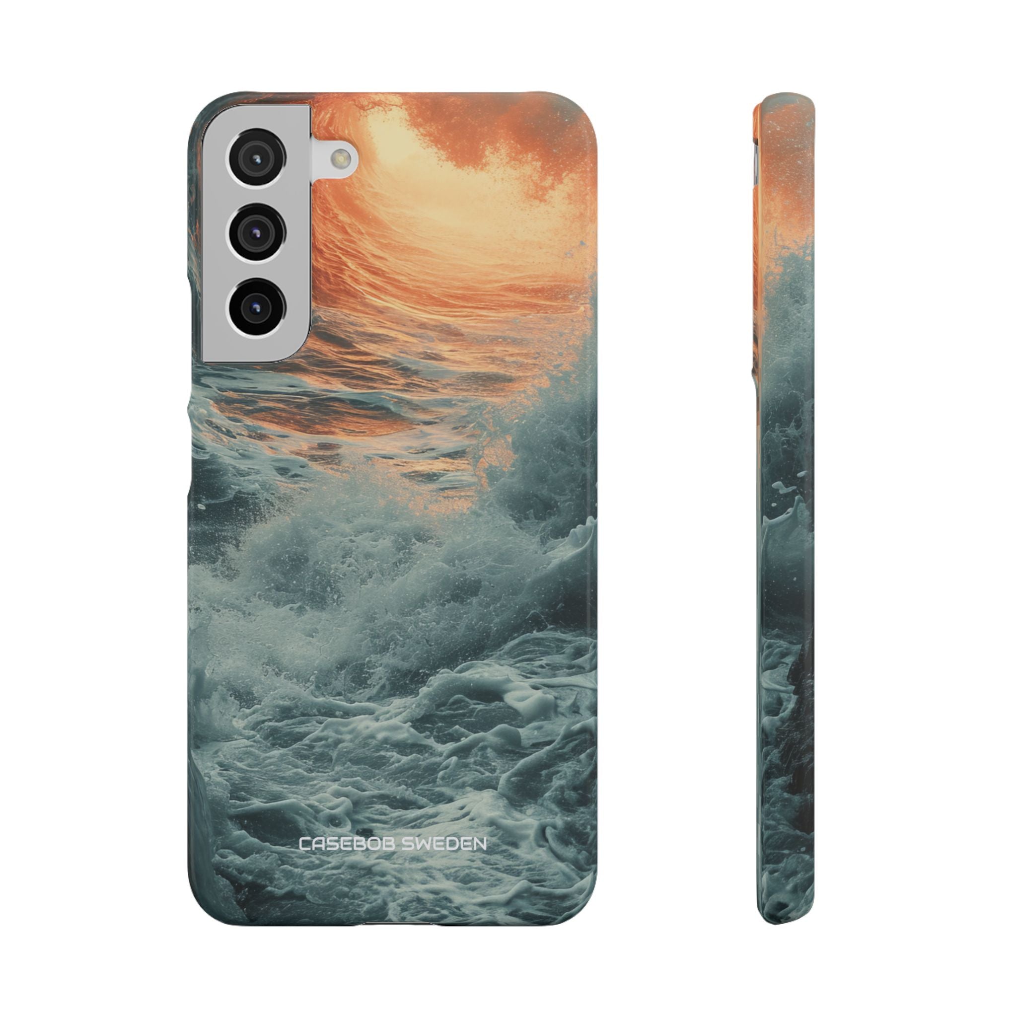 Fiery Wave Power - Slim Samsung S22 Phone Case